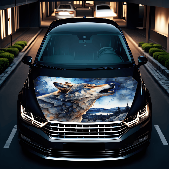 Folie Capota Auto "Hood Art" rezistenta la exterior, marime S (150 x 110cm) - Cod: AVX-CAPOTA-030S - imagine 2