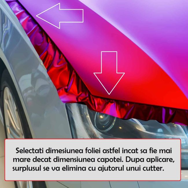 Folie Capota Auto "Hood Art" rezistenta la exterior, marime S (150 x 110cm) - Cod: AVX-CAPOTA-030S - imagine 6