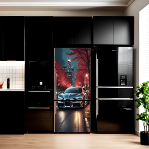 Folie imprimata color pentru decor Frigider, dimensiune 200 x 90cm, model: AVX-FR08